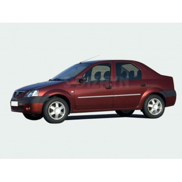 S-Dizayn Dacia Logan Chrome Side Door Trim 4 Pieces 2005-2013