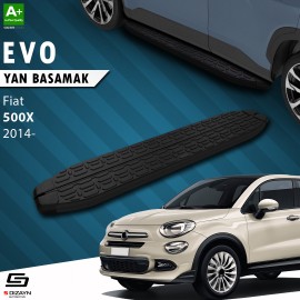 S-Dizayn Fiat 500X Evo Siyah Yan Basamak 173 Cm 2014 Üzeri