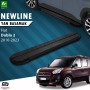 S-Dizayn Fiat Doblo 2 NewLine Siyah Yan Basamak 193 Cm 2010-2022