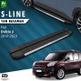 S-Dizayn Fiat Doblo 2 Uzun Şase S-Line Krom Yan Basamak 223 Cm 2010-2023