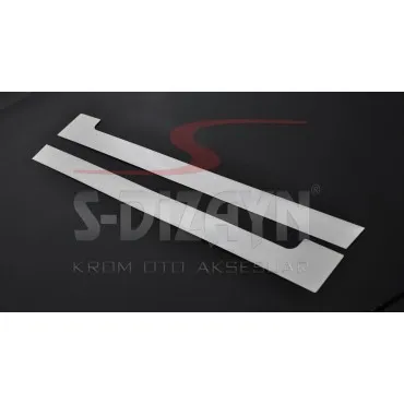 S-Dizayn Fiat Doblo Krom Sürgülü Kapı Çıtası 2 Prç 2010 Üzeri
