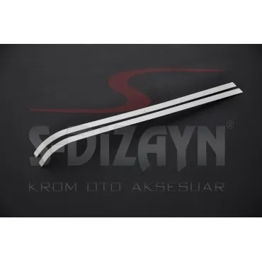 S-Dizayn Fiat Fiorino Krom Sürgülü Kapı Çıtası 2 Prç 2008 Üzeri