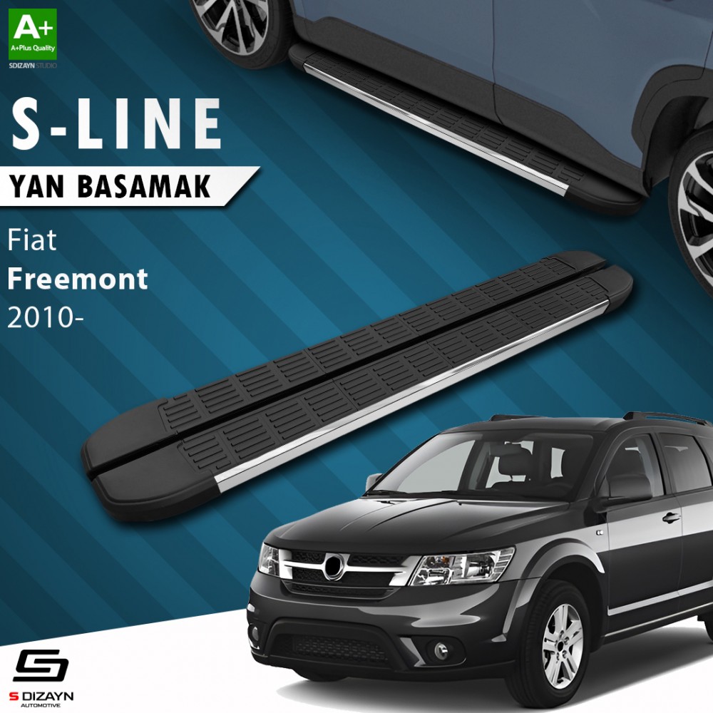 S-Dizayn Fiat Freemont S-Line Krom Yan Basamak 183 Cm 2010 Üzeri
