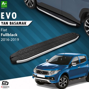 S-Dizayn Fiat Fullback Evo Krom Yan Basamak 193 Cm 2016-2019