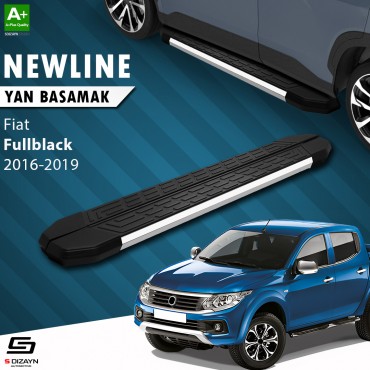 S-Dizayn Fiat Fullback NewLine Krom Yan Basamak 193 Cm 2016-2019