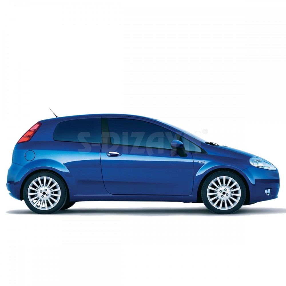S-Dizayn Fiat Grande Punto Chrome Door Handle 2 Doors 2 Pieces 2006-2018