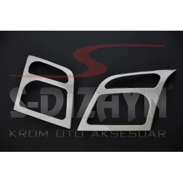 S-Dizayn Ford Connect Krom Far Çerçevesi 2 Prç 2009-2014