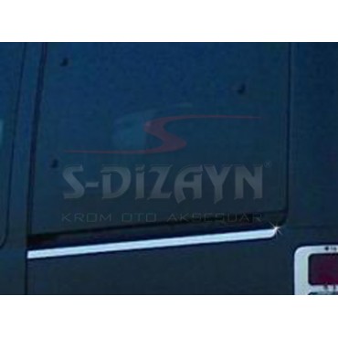 S-Dizayn Ford Connect Krom Sürgülü Kapı Çıtası 2 Prç 2002-2014 (U.Ş)
