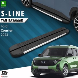 S-Dizayn Ford Courier 2 S-Line Aluminyum Yan Basamak 183 Cm 2023 Üzeri