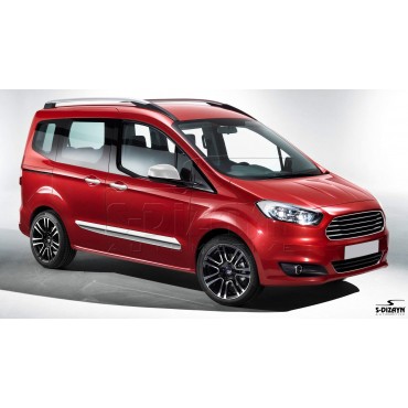 S-Dizayn Ford Courier Abs Chrome Mirror Cover 2 Pcs 2014-2017