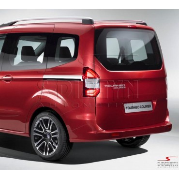 S-Dizayn Ford Courier Krom Sürgülü Kapı Çıta 2 Prç 2014-2022