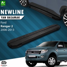 S-Dizayn Ford Ranger 2 NewLine Siyah Yan Basamak 193 Cm 2006-2013