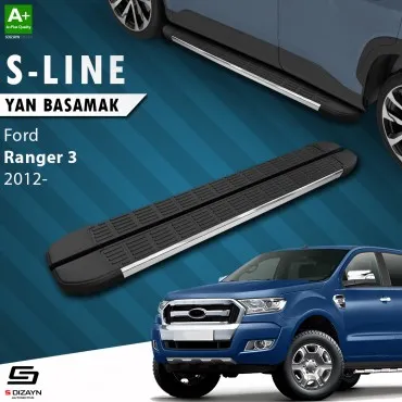 S-Dizayn Ford Ranger 3 S-Line Krom Yan Basamak 203 Cm 2012 Üzeri