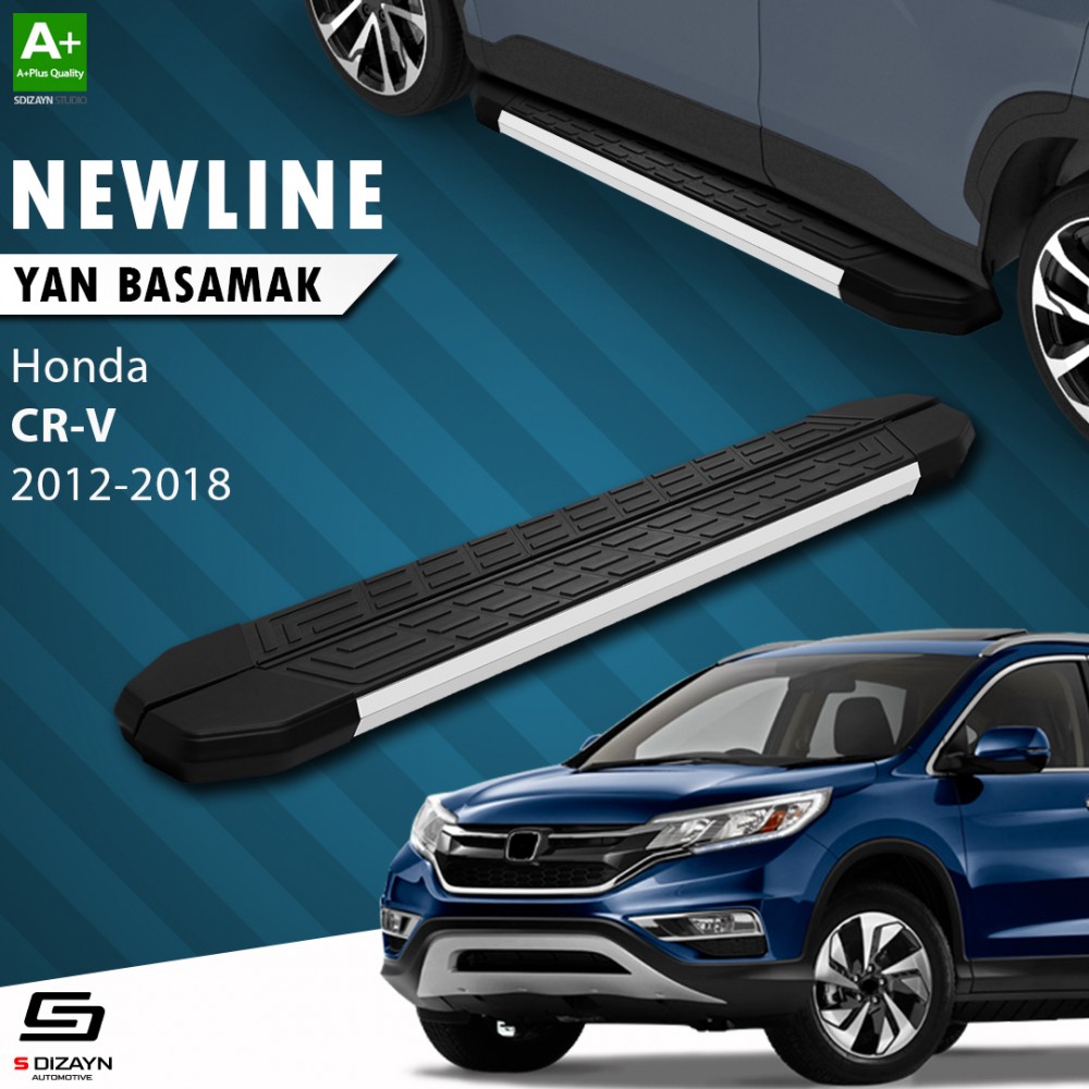 S-Dizayn Honda CR-V 4 NewLine Aluminyum Yan Basamak 173 Cm 2012-2018