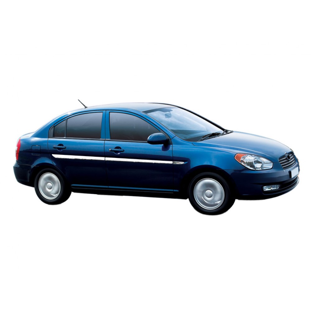 S-Dizayn Hyundai Accent Era Krom Yan Kapı Çıtası 4 Prç 2005-2011