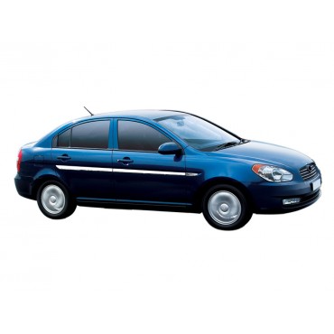 S-Dizayn Hyundai Accent Era Krom Yan Kapı Çıtası 4 Prç 2005-2011