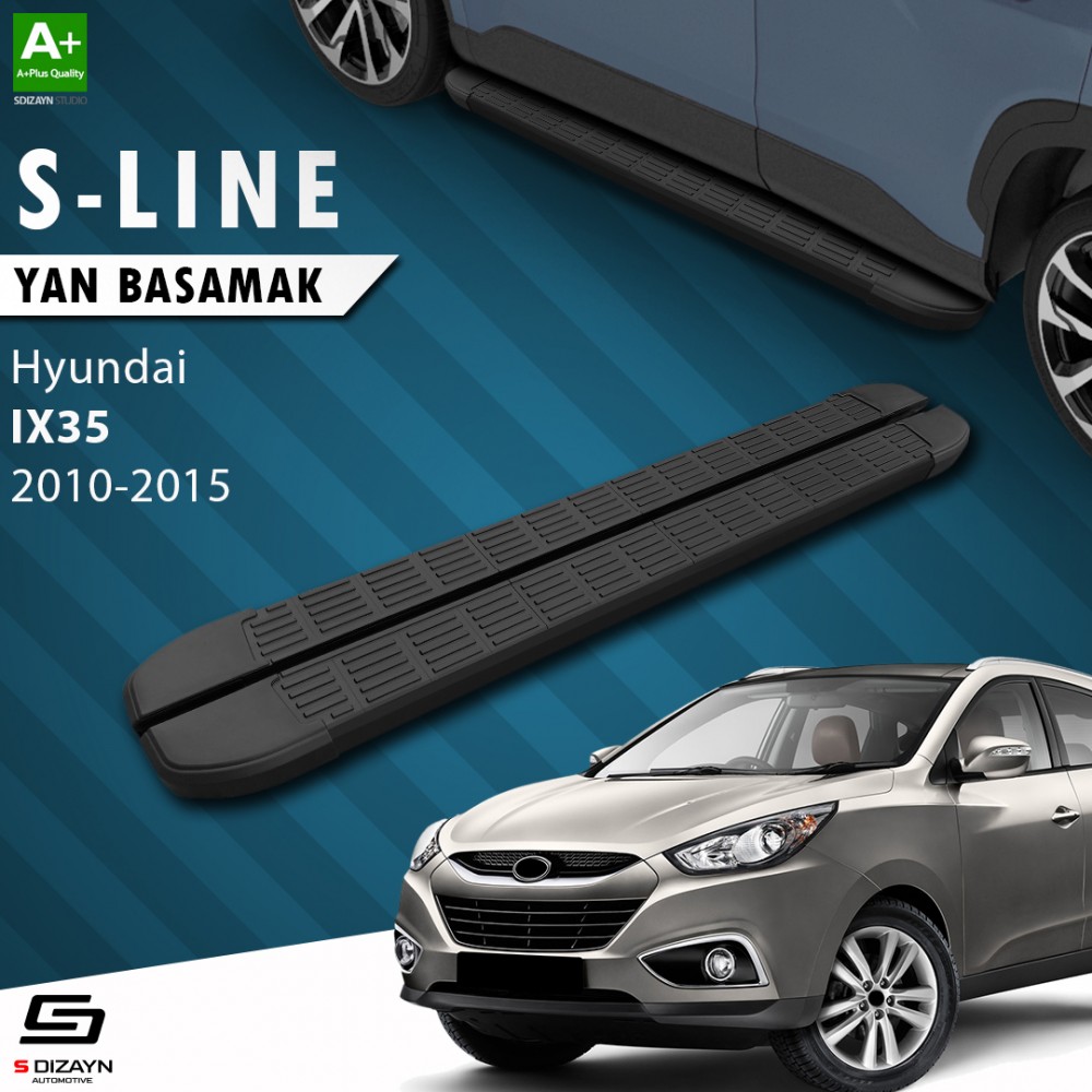 S-Dizayn Hyundai IX-35 S-Line Siyah Yan Basamak 173 Cm 2010-2015