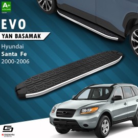 S-Dizayn Hyundai Santa Fe Evo Krom Yan Basamak 163 Cm 2000-2006
