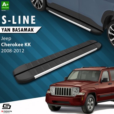 S-Dizayn Jeep Cherokee KK S-Line Aluminyum Yan Basamak 153 Cm 2008-2012