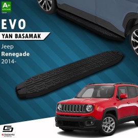 S-Dizayn Jeep Renegade Evo Siyah Yan Basamak 173 Cm 2014 Üzeri