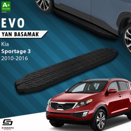 S-Dizayn Kia Sportage 3 Evo Siyah Yan Basamak 173 Cm 2010-2016