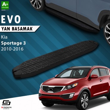 S-Dizayn Kia Sportage 3 Evo Siyah Yan Basamak 173 Cm 2010-2016