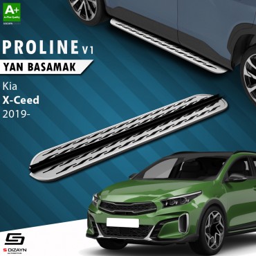 S-Dizayn Kia XCeed OEM Still Pro V2 Aluminyum Yan Basamak 183 Cm 2019 Üzeri A+ Kalite