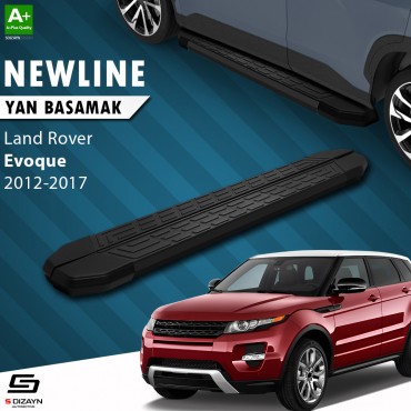S-Dizayn Land Rover Range Rover Evoque NewLine Siyah Yan Basamak 173 Cm 2012-2017