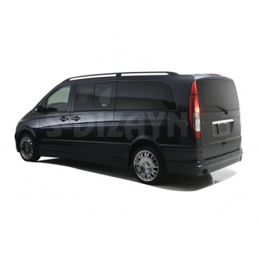 S-Dizayn Mercedes Viano W639 Krom Bagaj Çıtası 2004-2014
