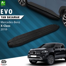 S-Dizayn Mercedes X-Class Evo Siyah Yan Basamak 203 Cm 2018 Üzeri