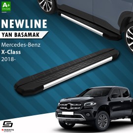 S-Dizayn Mercedes X-Class NewLine Krom Yan Basamak 203 Cm 2018 Üzeri