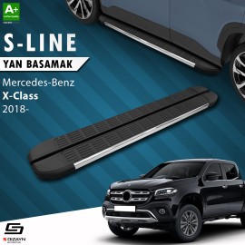 S-Dizayn Mercedes X-Class S-Line Krom Yan Basamak 203 Cm 2018 Üzeri