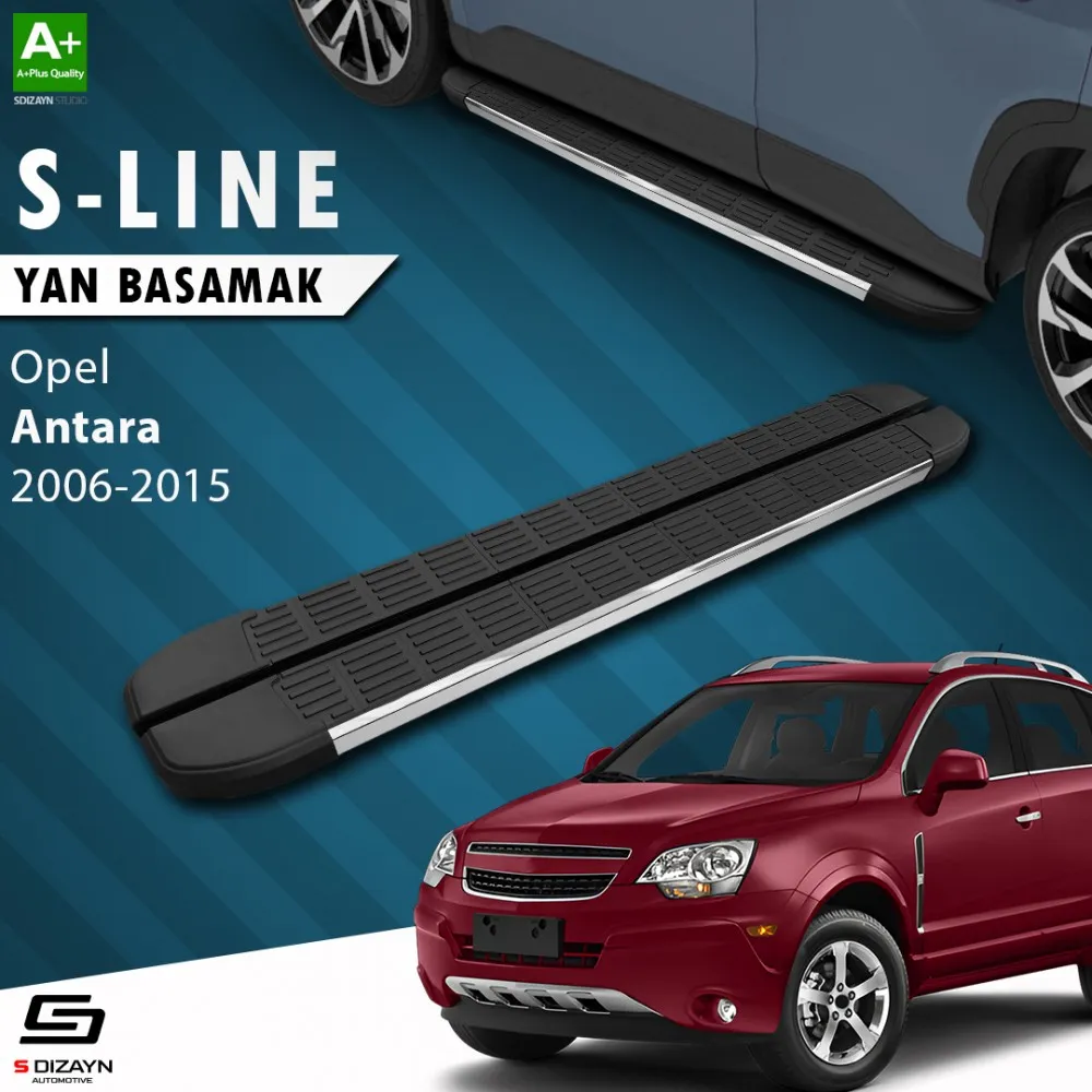 S-Dizayn Opel Antara S-Line Krom Yan Basamak 183 Cm 2006-2015