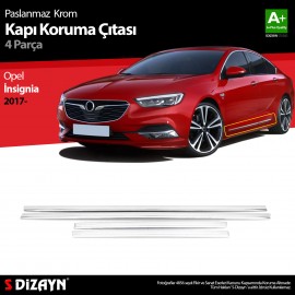 S-Dizayn Opel İnsignia Krom Kapı Koruma Çıtası 4 Prç. 2017 Üzeri