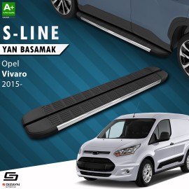 S-Dizayn Opel Vivaro B Kısa Şase S-Line Krom Yan Basamak 223 Cm 2015 Üzeri