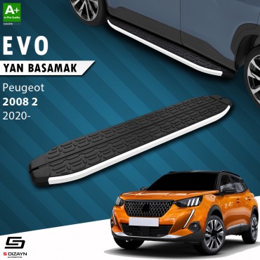 S-Dizayn Peugeot 2008 2 Evo Aluminyum Yan Basamak 183 Cm 2020 Üzeri