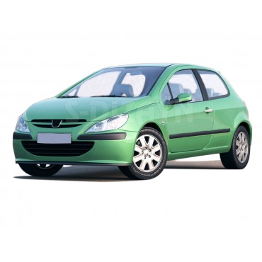 S-Dizayn Peugeot 307 Krom Kapı Kolu 2 Kapı 2001-2008