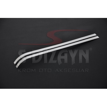 S-Dizayn Peugeot Bipper Krom Sürgülü Kapı Çıtası 2 Prç 2008 Üzeri