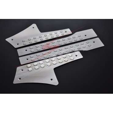 S-Dizayn Peugeot Partner Tepee Krom İç Kapı Eşiği 4 Prç 2008-2018