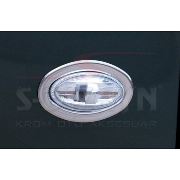S-Dizayn Peugeot Partner Tepee Krom Sinyal Çerçevesi 2 Prç 2008-2018
