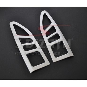 S-Dizayn Peugeot Partner Tepee Krom Stop Çerçevesi 2 Prç 2012 Üzeri