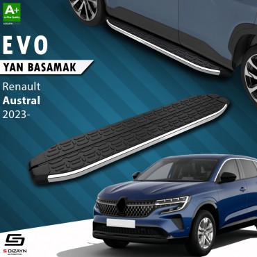 S-Dizayn Renault Austral Evo Chrome Side Step 183 Cm Over 2023