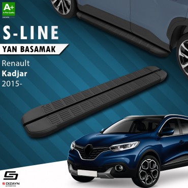 S-Dizayn Renault Kadjar S-Line Siyah Yan Basamak 173 Cm 2015 Üzeri