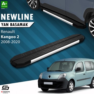 S-Dizayn Renault Kangoo 2 NewLine Chrome Side Step 193 Cm 2008-2020