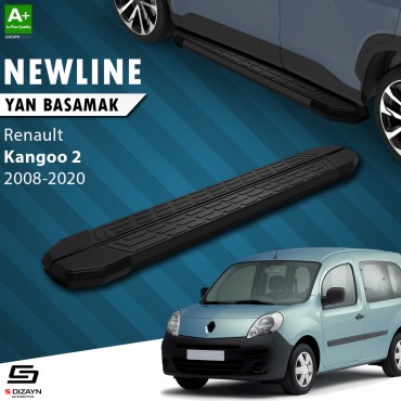S-Dizayn Renault Kangoo 2 NewLine Black Side Step 193 Cm 2008-2020