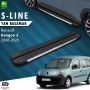 S-Dizayn Renault Kangoo 2 Long Chassis S-Line Chrome Side Step 223 Cm 2008-2020