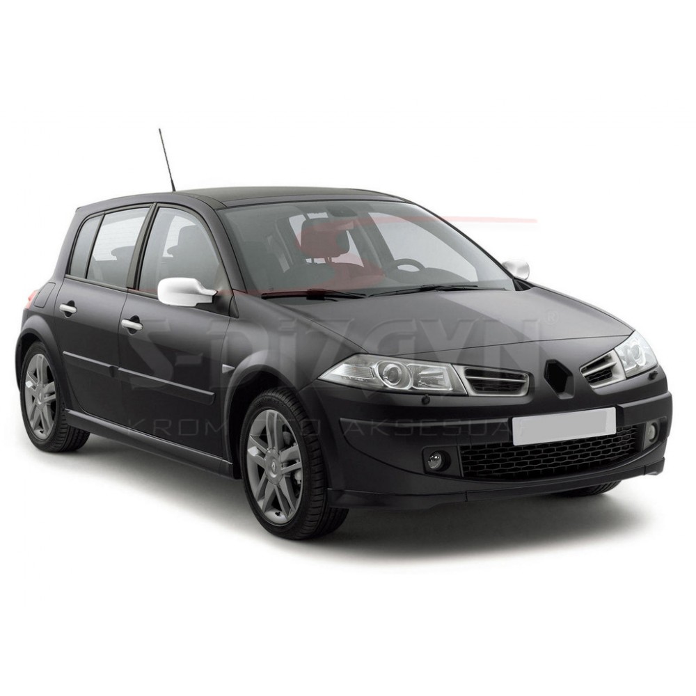 S-Dizayn Renault Megane 2 Abs Krom Ayna Kapağı 2 Prç 2004-2010
