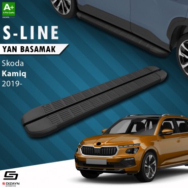 S-Dizayn Skoda Kamiq S-Line Black Side Step 183 Cm Above 2019