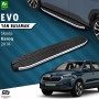 S-Dizayn Skoda Karoq Evo Chrome Side Step 173 Cm Above 2018