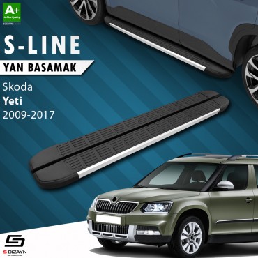S-Dizayn Skoda Yeti S-Line Aluminum Side Step 173 Cm 2009-2017